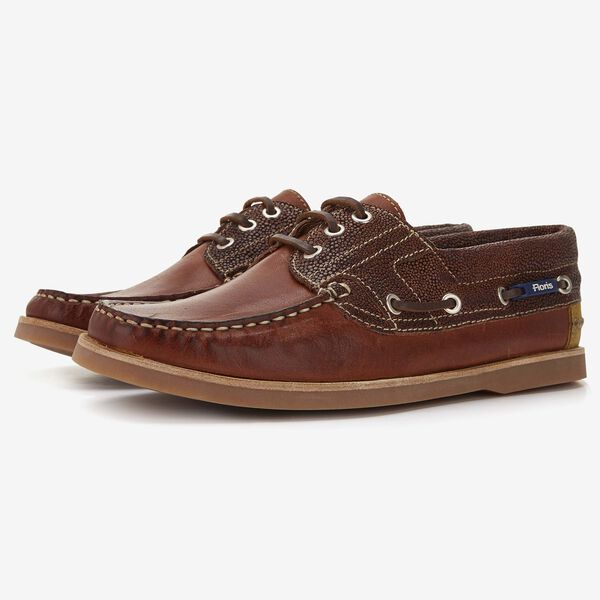 Floris van Bommel cognac leren heren bootschoen