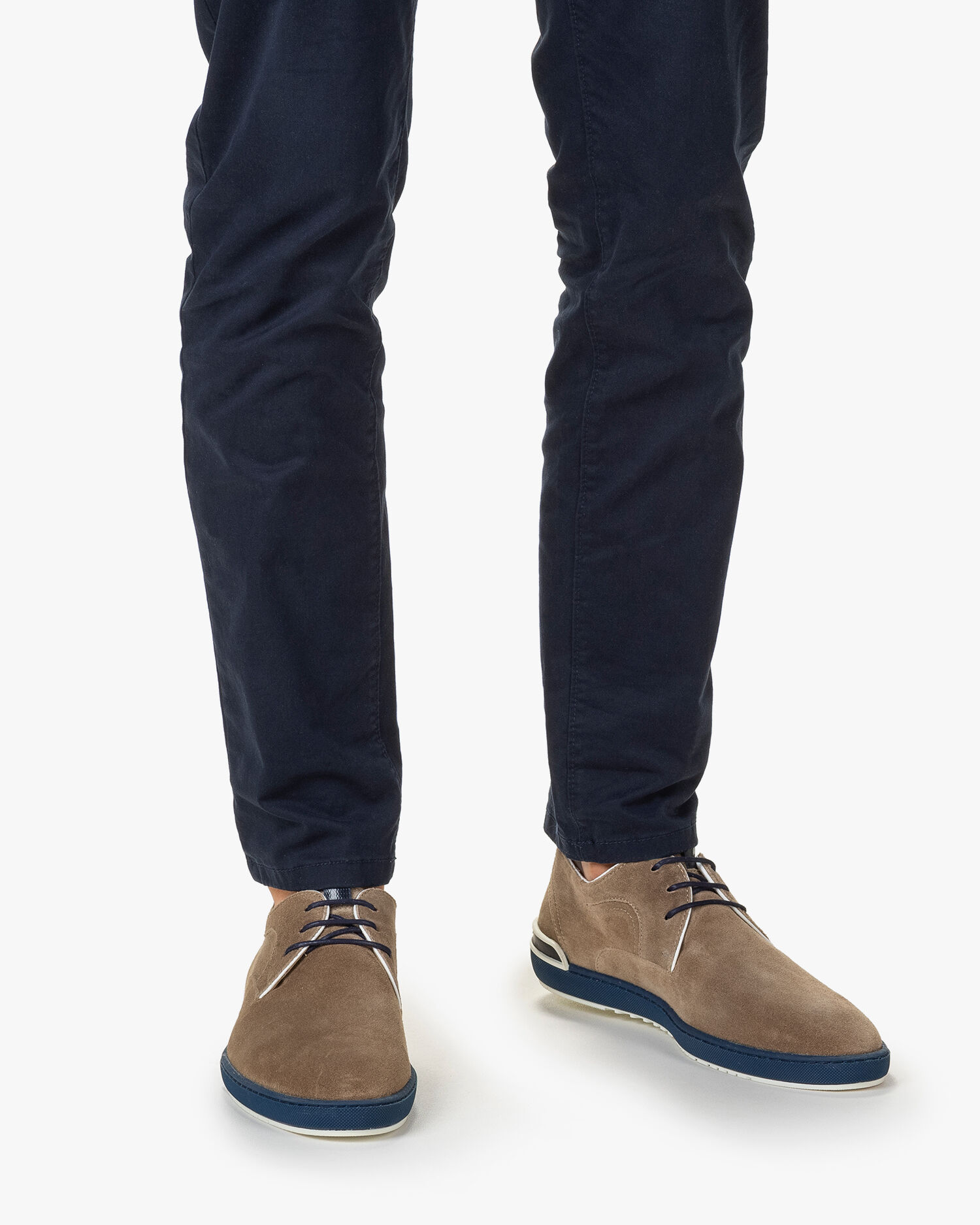 Sneaker suède lichtbruin SFM-30260-22-01 | Floris van Bommel Official®