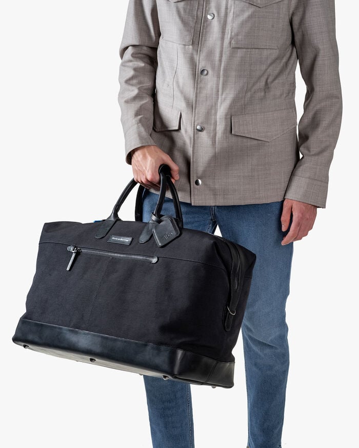 Weekender textiel zwart