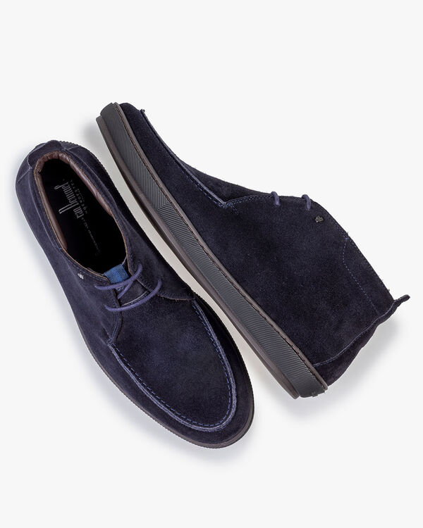 Veterboot su&egrave;de donkerblauw