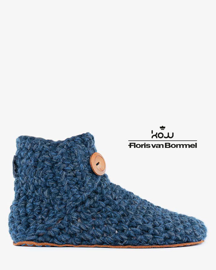 Kingdom Of Wow sloffen blauw