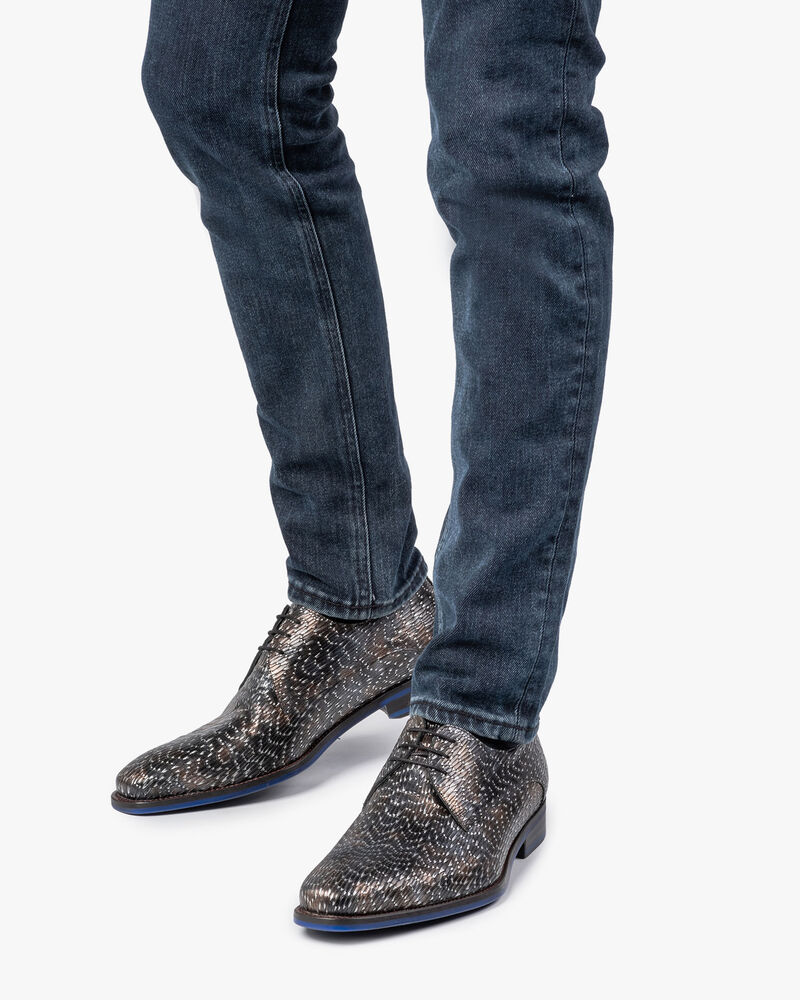 Veterschoen metallic brons