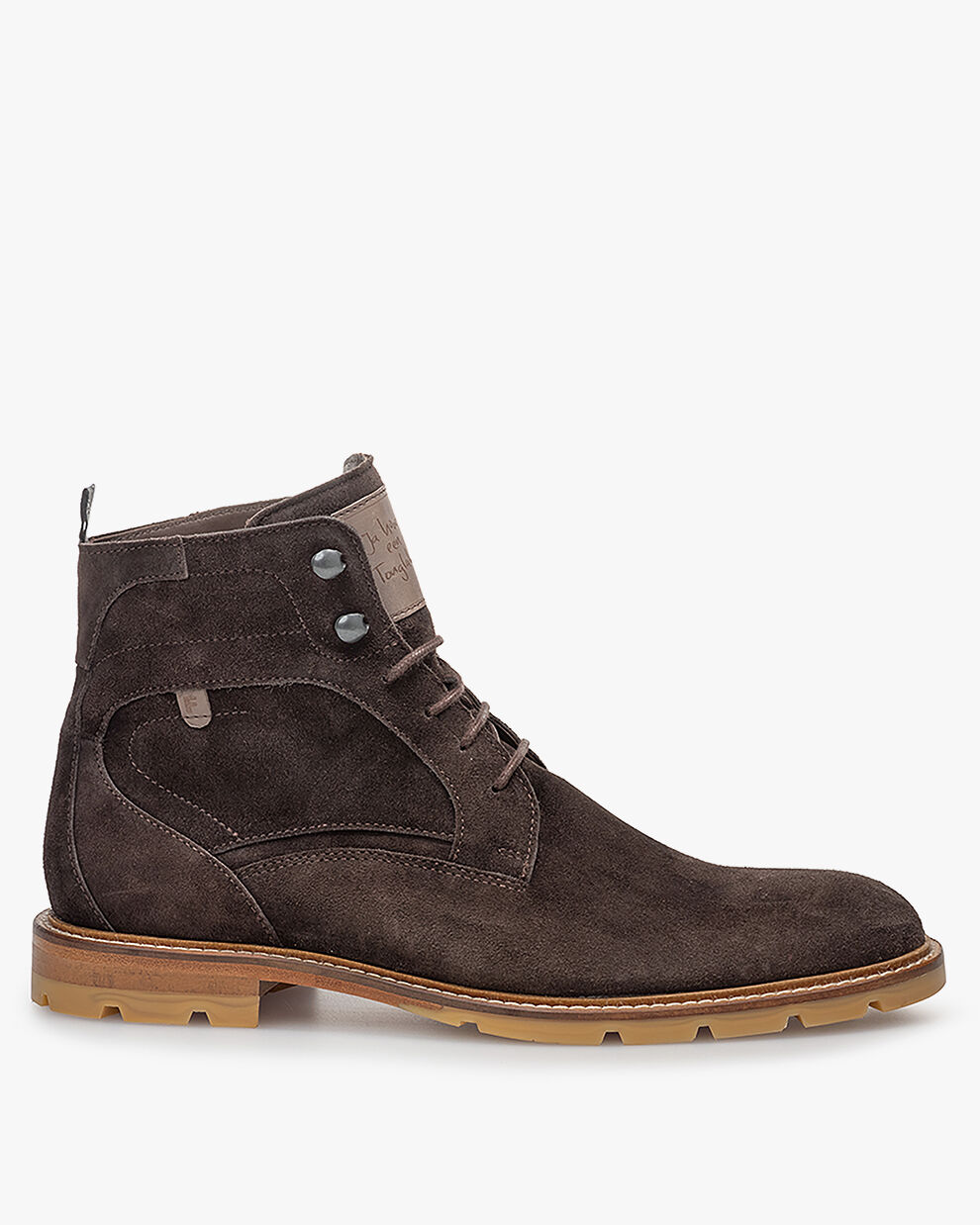 Boots men De Braver 02.01 Dark brown | Floris van Bommel Netherlands