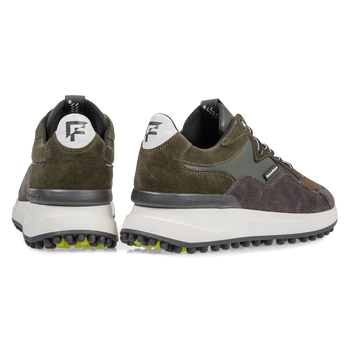 Noppi sneaker donkergroen