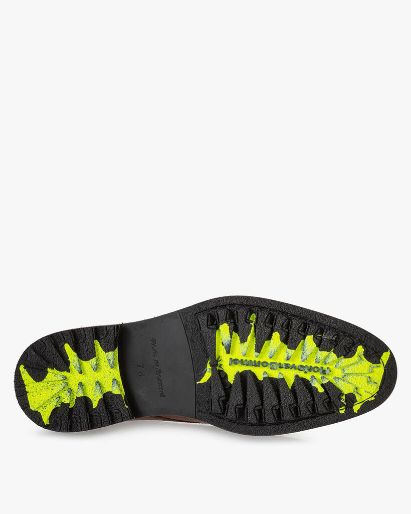 Veterboot leer cognac