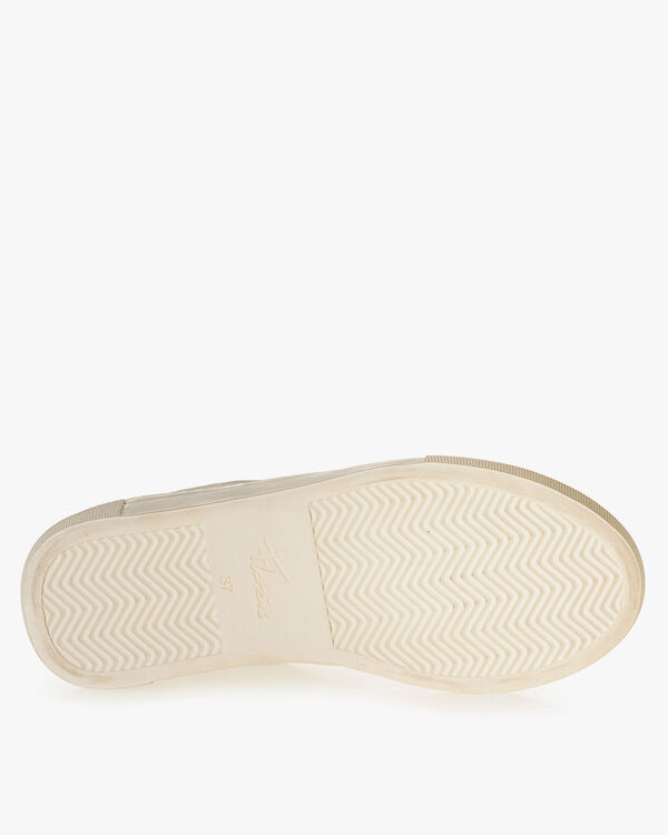 Sneaker geprint leer wit