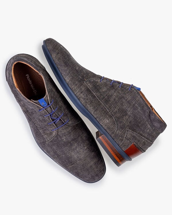 Veterboot su&egrave;de grijs