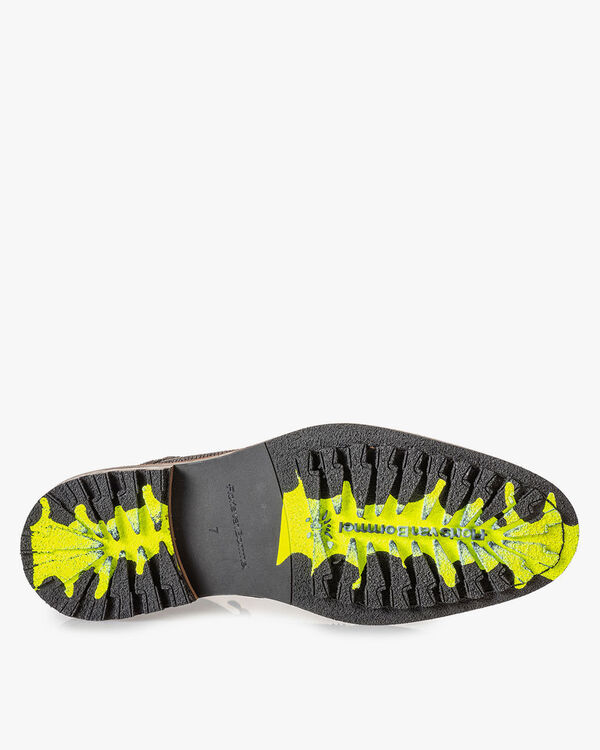 Boot lizardprint grijs