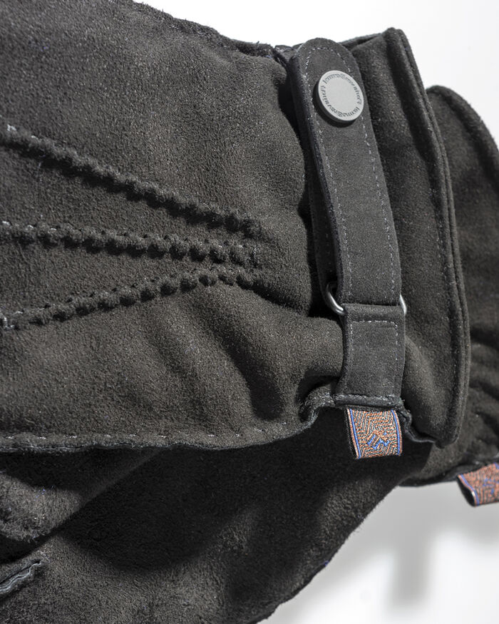 Handschoenen suède zwart