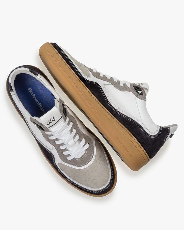 Sneaker su&egrave;de zwart