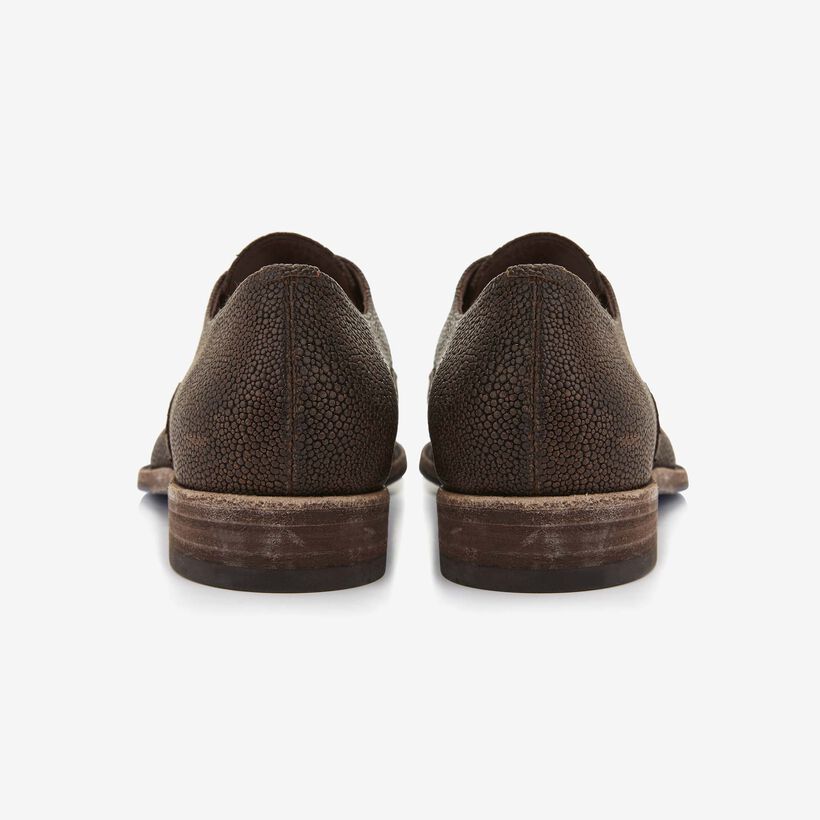 Floris van Bommel brown leather men's lace-up shoe
