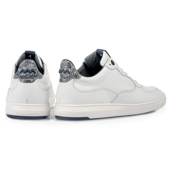 Sneaker white calf leather