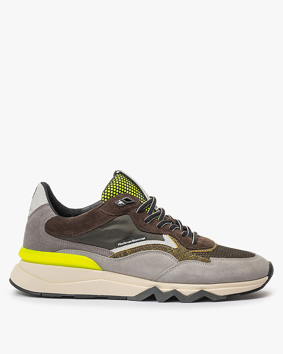 Sneakers heren De Zager 05.04 Geel Floris van Bommel Official