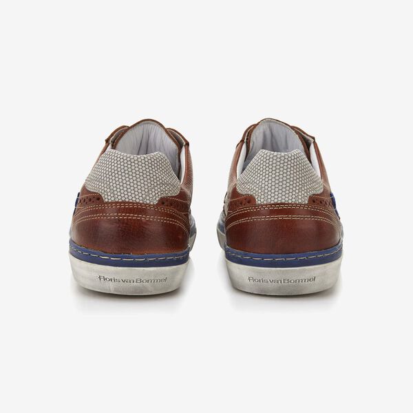 Floris van Bommel cognac leren heren sneaker