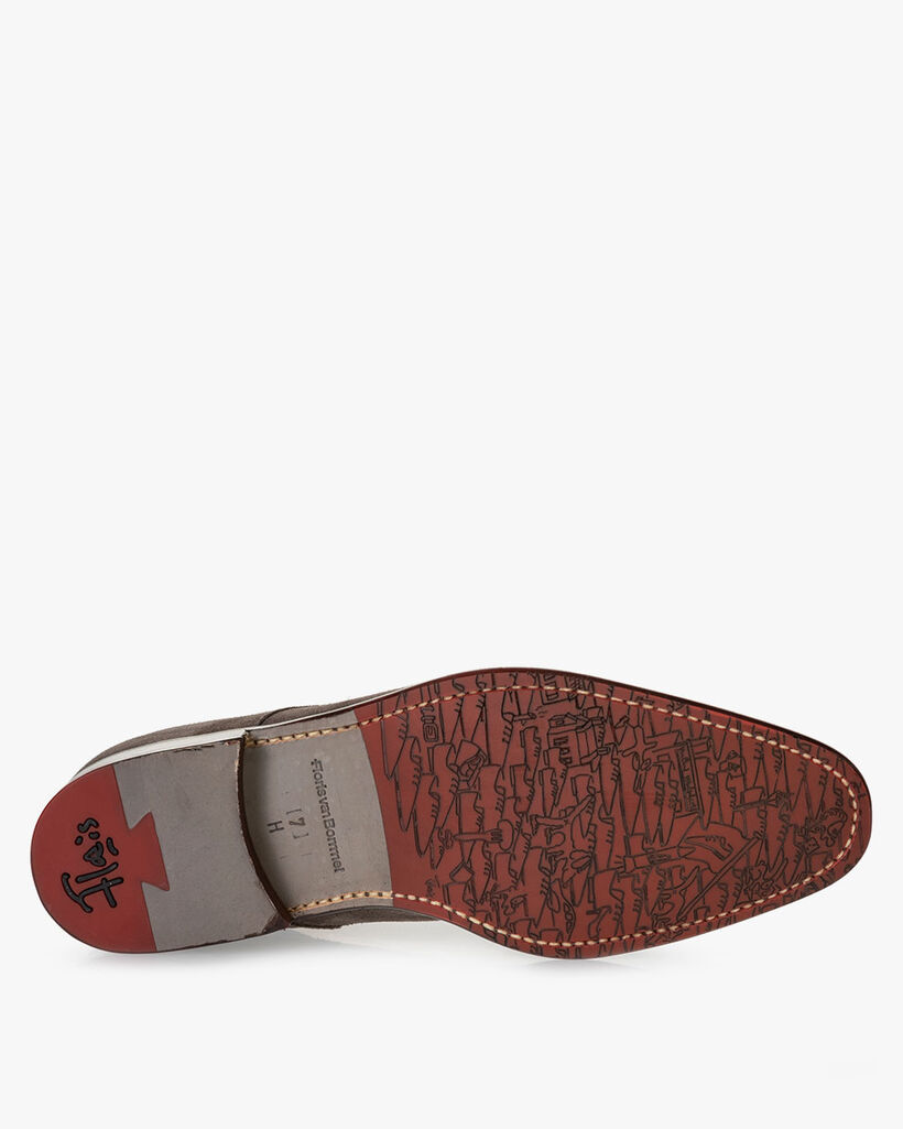 Veterboot su&egrave;de taupe