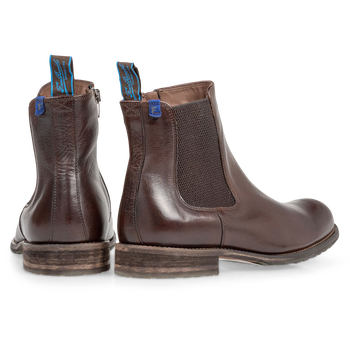 Wolgevoerde bruine chelsea boot