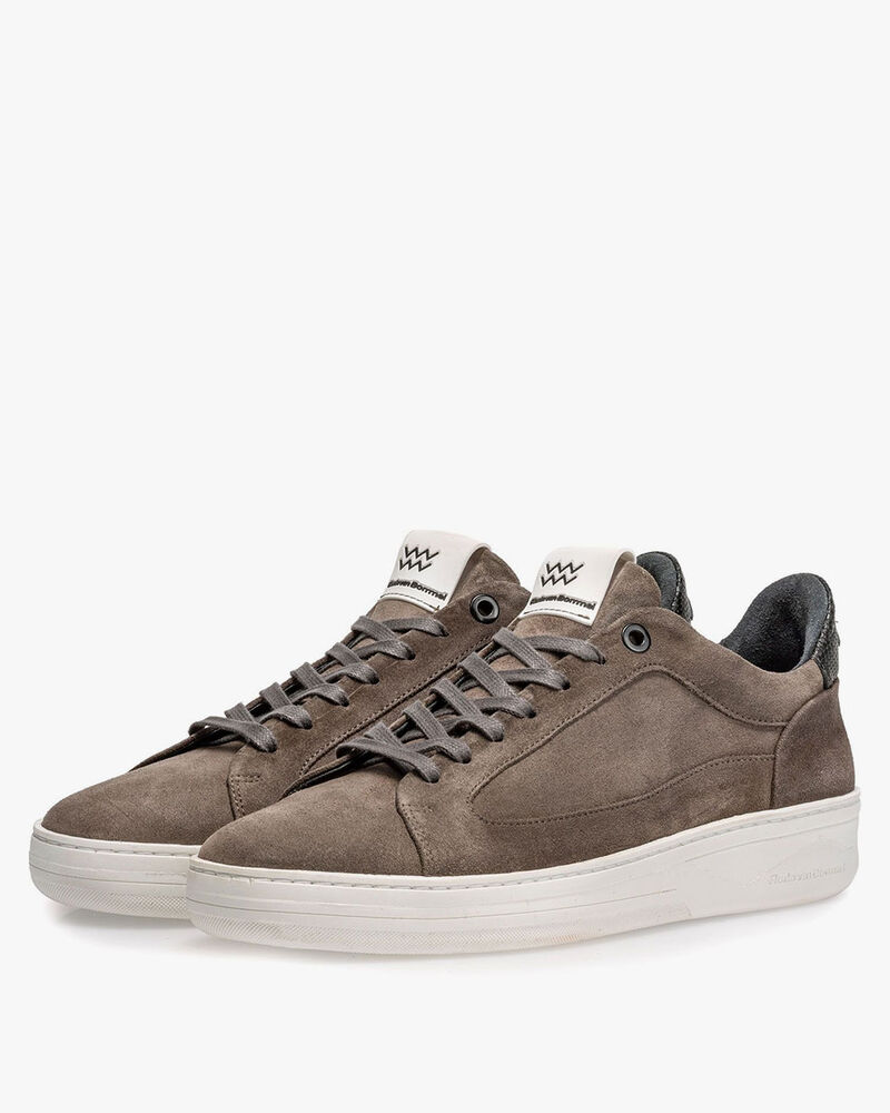 Sneaker su&egrave;de grijs