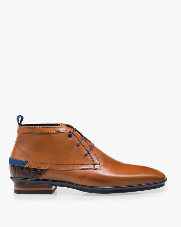 Veterboot kalfsleer cognac