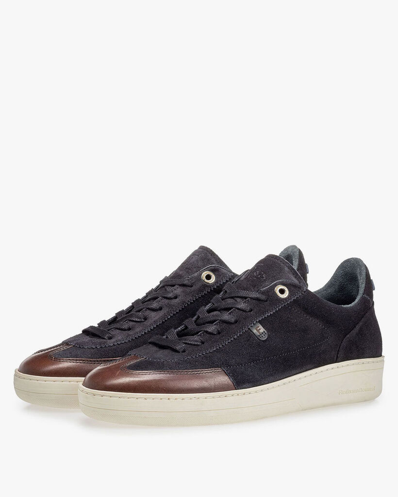 Sneaker su&egrave;de zwart