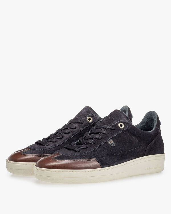 Sneaker su&egrave;de zwart