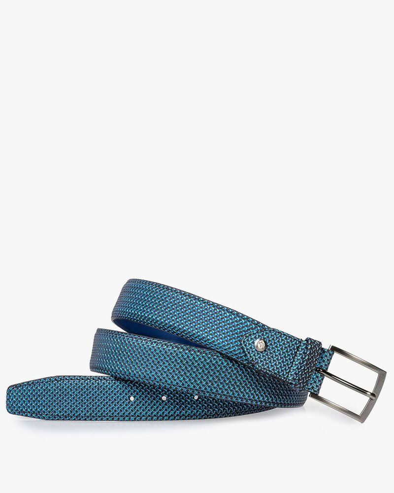 Riem blauw metallic