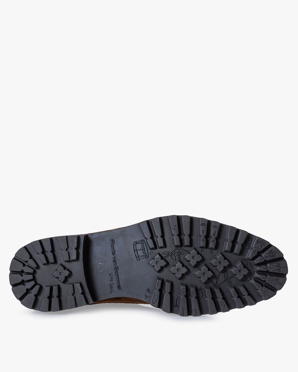 Veterboot su&egrave;de cognac