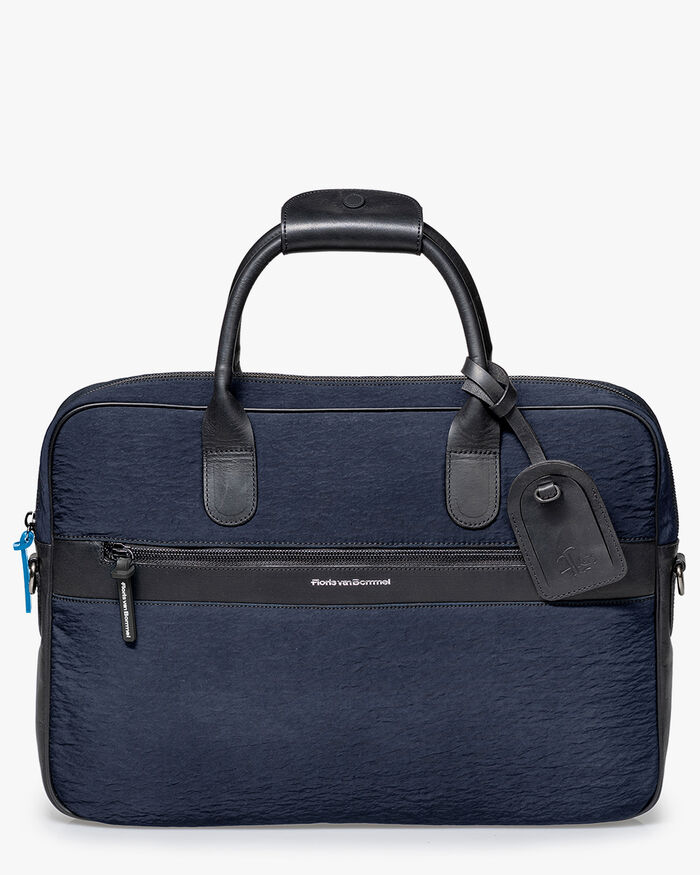 Office sleeve textiel blauw