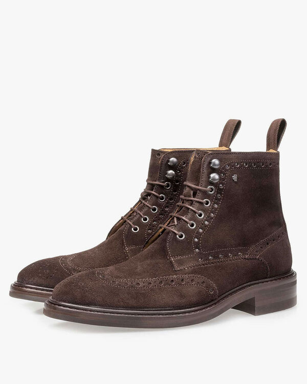 Boot su&egrave;de bruin