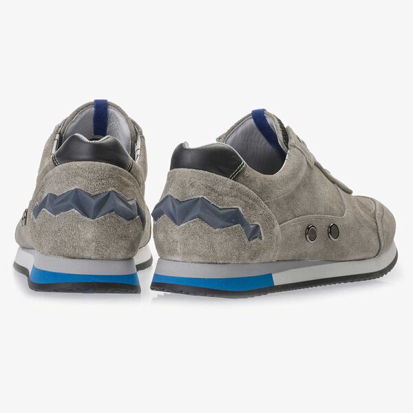 Olijfgroene su&egrave;de sneaker