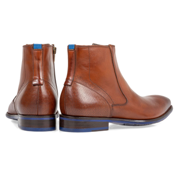 Chelsea boot cognac kalfsleer