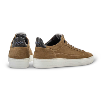 Sneaker beige su&egrave;de