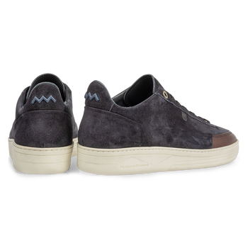 Sneaker su&egrave;de zwart