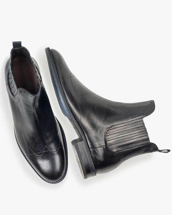 Zwarte chelsea boot kalfsleer