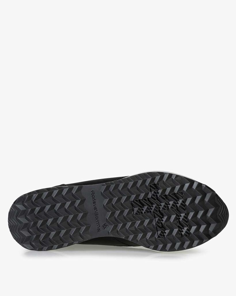 Sneaker reptielenprint zwart