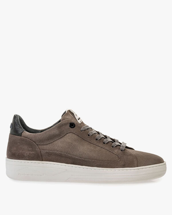 Sneaker su&egrave;de grijs