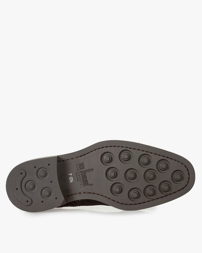 Bruine su&egrave;de brogue