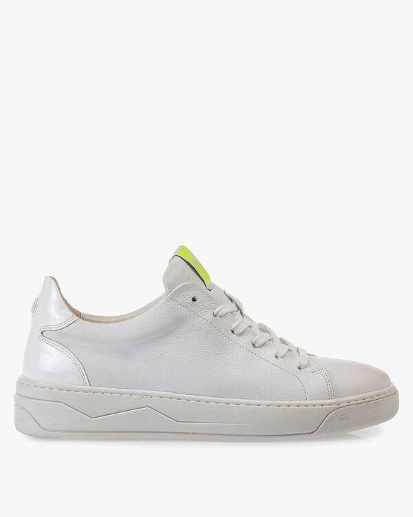 Sneaker geprint leer wit