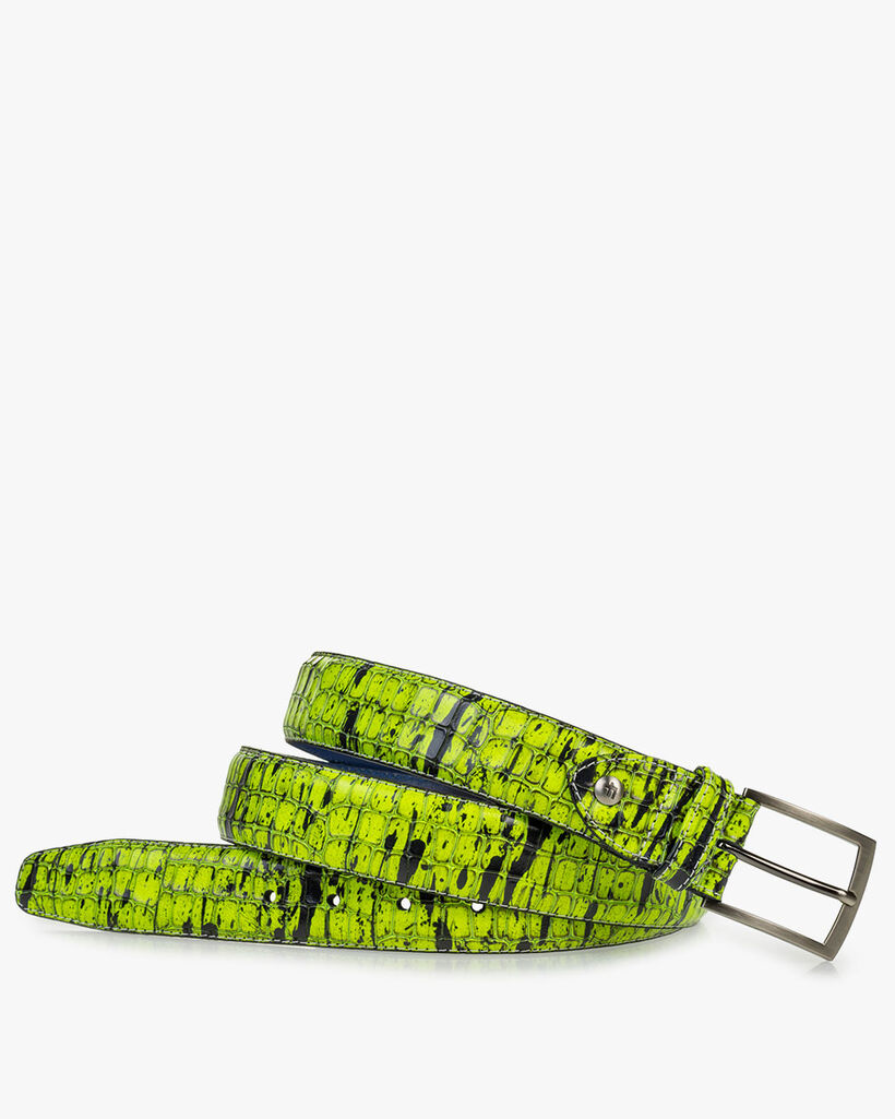 Riem lakleer geel