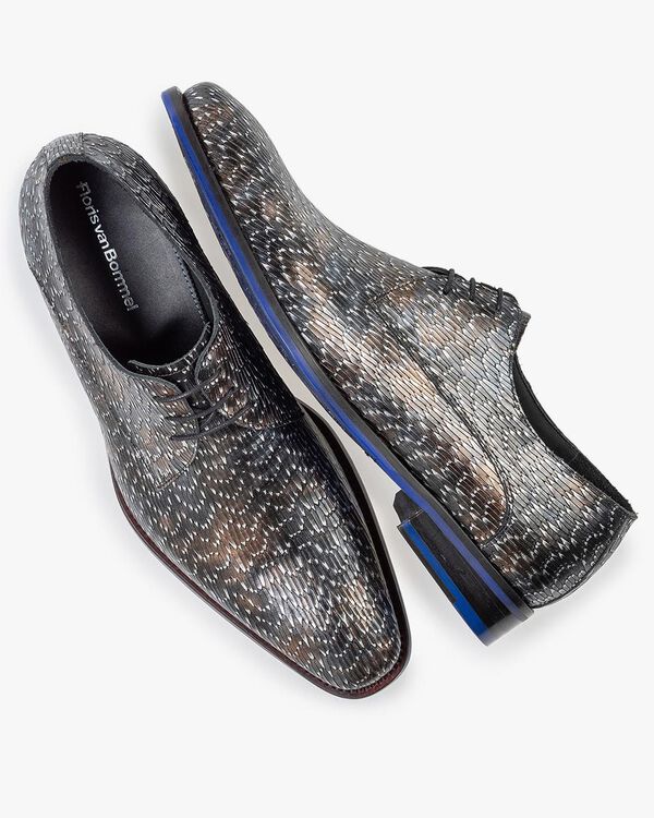 Veterschoen metallic brons
