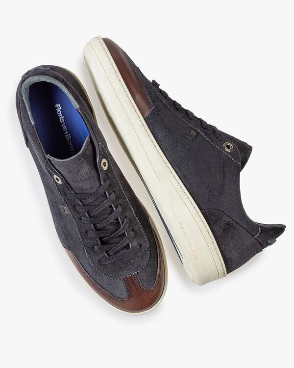 Sneaker su&egrave;de zwart
