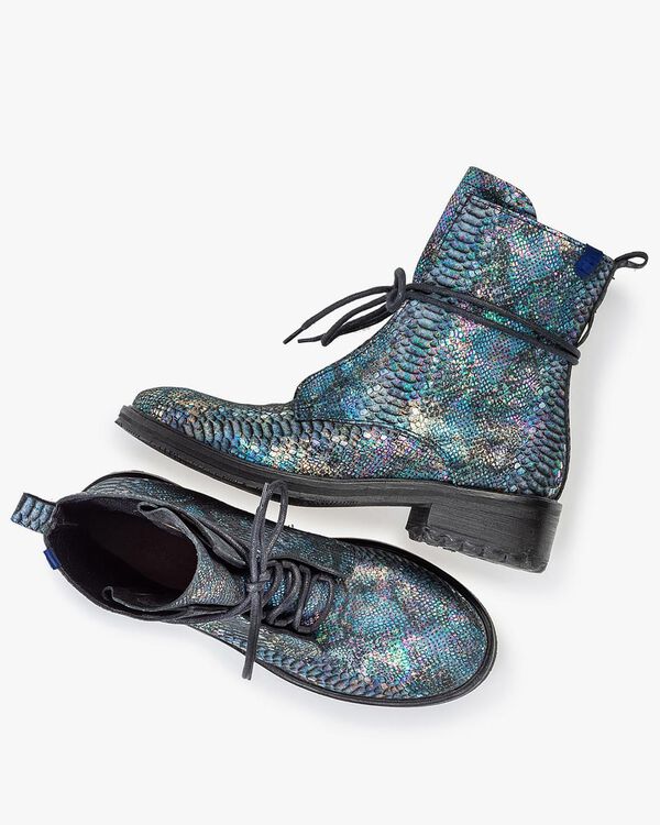 Veterboot snakeprint multi-colour