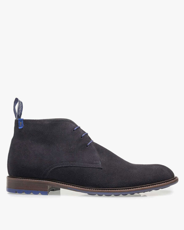 Veterboot su&egrave;de donkerblauw