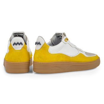 Sneaker suede leather yellow