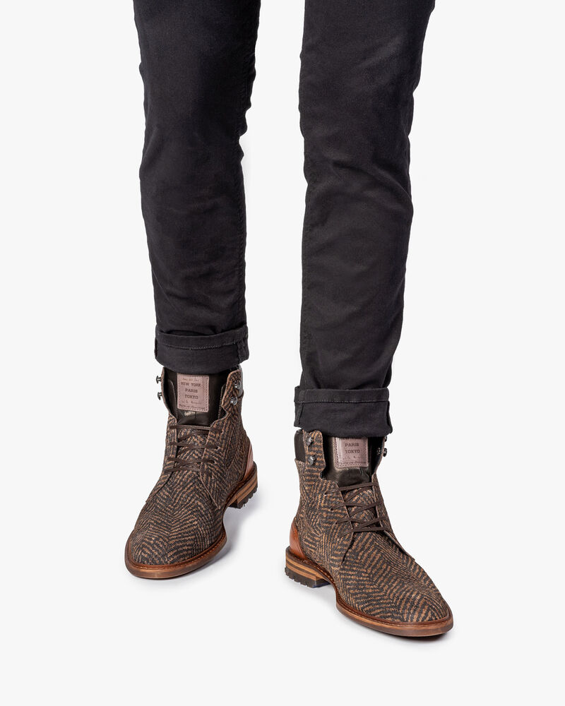 Crepi boot bruin met print