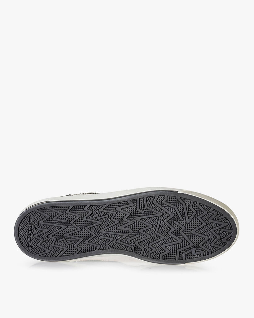 Sneaker snakeprint blauw