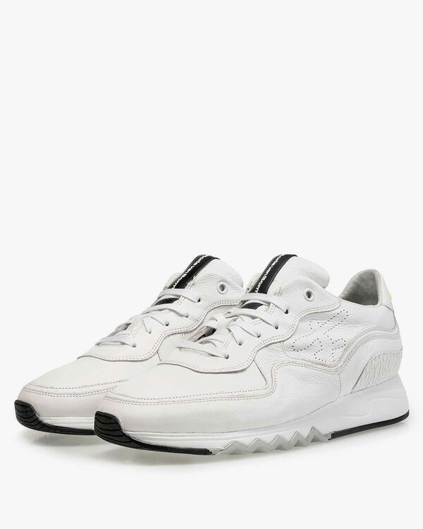 White leather sneaker