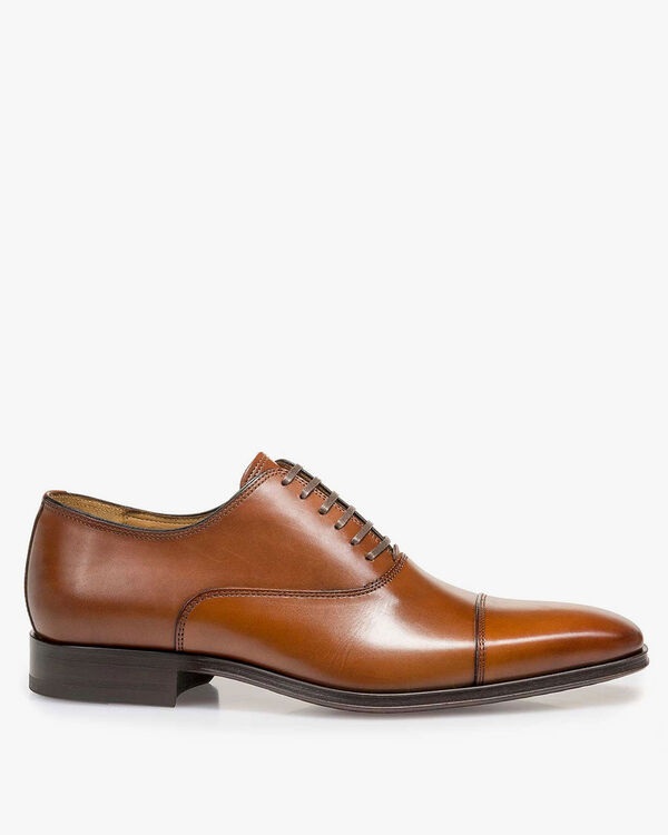 Veterschoen kalfsleer cognac