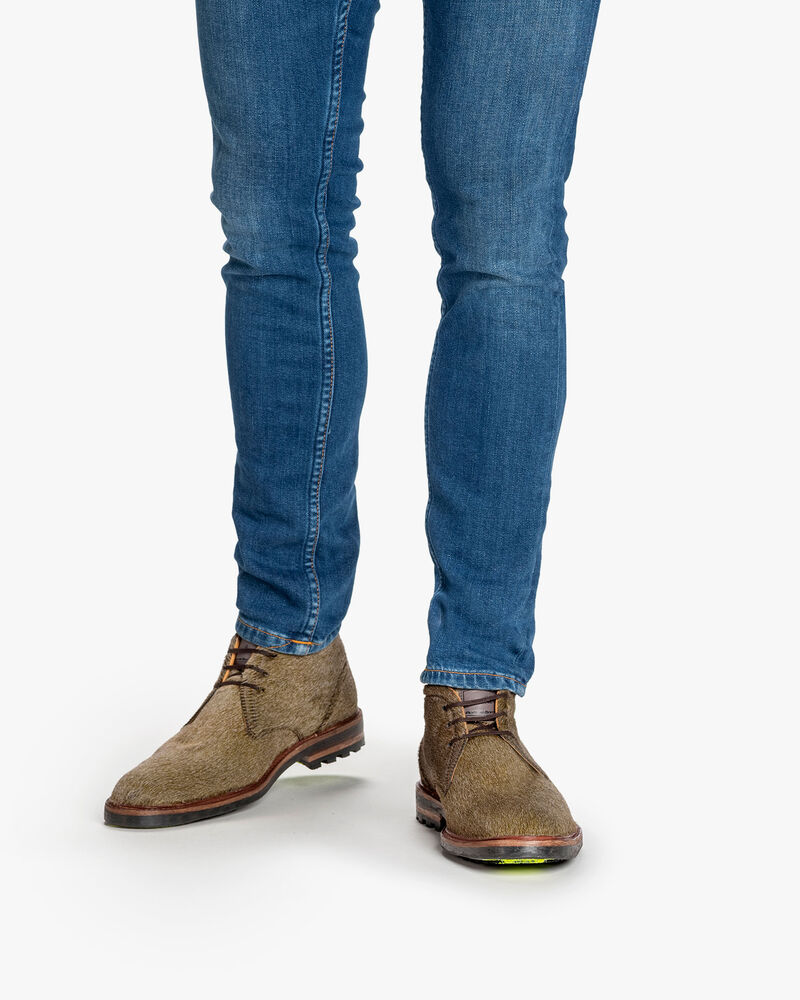 Veterboot pony taupe