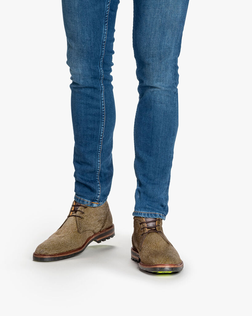 Veterboot pony taupe