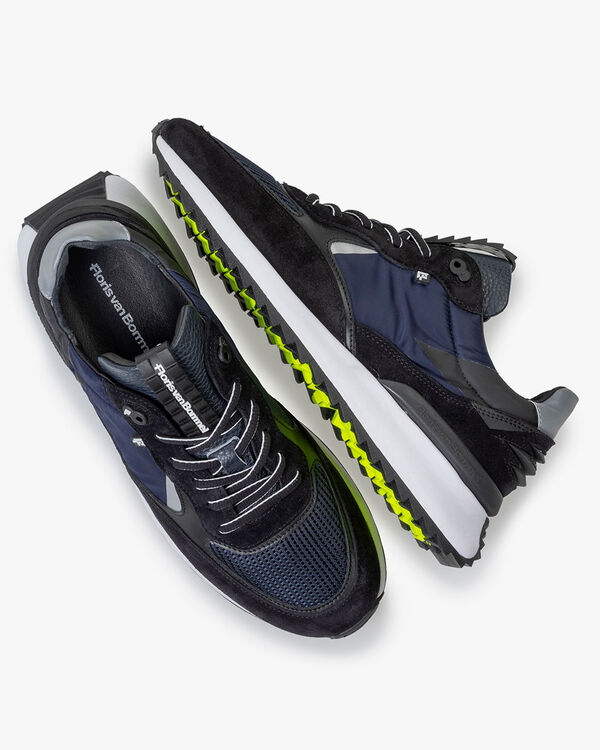 Sharki sneaker suede dark blue